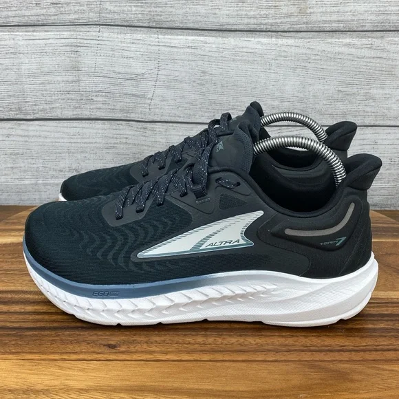 Altra Torin 7 Men's Athletic Shoes - Black and White - Picture 1 of 12